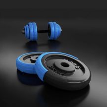 HMS SGG30 BAR 2-in-1 weight set (barbell and dumbbells) 30 kg