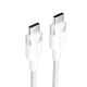 2. USB-C to USB-C Vention Braided Cable 3A 480Mbps 60W PD 2m White