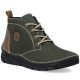 Women's leather ankle boots insulated green Rieker 55036-54