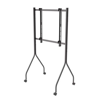 3. MACLEAN TV STAND / TROLLEY FOR MACLEAN TV, ON WHEELS, 37-80", MAX. LOAD 50KG, MAX. VESA 600X400, BLACK, MC-180