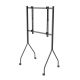 3. MACLEAN TV STAND / TROLLEY FOR MACLEAN TV, ON WHEELS, 37-80", MAX. LOAD 50KG, MAX. VESA 600X400, BLACK, MC-180