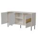 4. INSERTO 3D chest of drawers 143.5x40x80 cashmere + LED