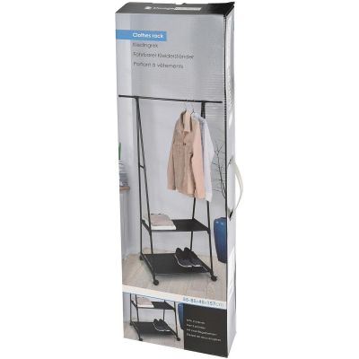 2. EXCELLENT HOUSEWARE SINGLE CLOTHES HANGER AND 2 SHELVES