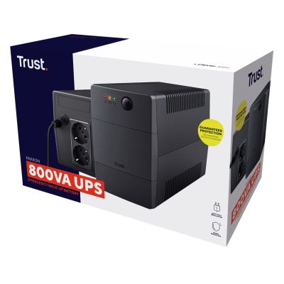 5. TRUST Paxxon 800 VA UPS Uninterruptible Power Supply