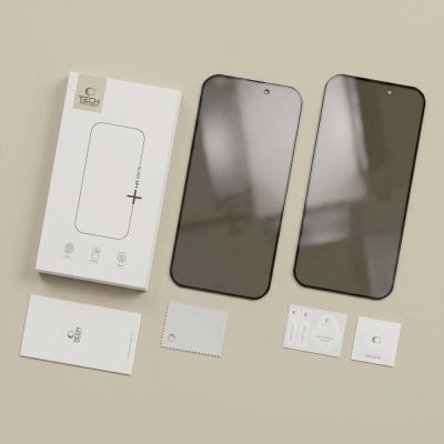 11. Tech-Protect Glass SPY+ 2-Pack Privacy Tempered Glass for iPhone 18 Pro Max