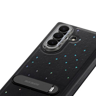 8. Dux Ducis Stex Case for Samsung Galaxy Z Fold 7 with 360° Stand - Black