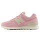 5. New Balance WL574 pink Lifestyle women's sneakers (WL574CSP)