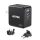 4. UNITEK GAN CHARGER, PD 65W 2X USB-C, USB-A