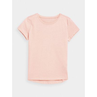 6. 100% cotton plain girls' T-shirt 4F Junior