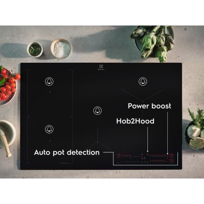 28. ELECTROLUX EIS62453 SaphirMatt induction hob 60 cm | SenseBoil | PowerBoost | timer | matt black | frameless