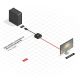 3. Lindy 41068 1.5m DisplayPort HDMI Type A (Standard) Cable Adapter Black