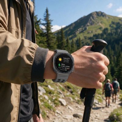 5. Tech-Protect Iconband Pro for Samsung Galaxy Watch Ultra 47mm - Gray/Black