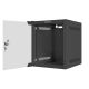 8. Lanberg WF10-2306-10B Single Section Cabinet (6U; 329mm / 280mm / 310mm; Wall Mounted; Glass; 10"; Black)