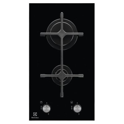 8. Electrolux EGC3322NVK Cooktop Black Built-in Gas 2 Zone(s)