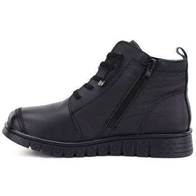 3. Comfortable black women's leather ankle boots T.Sokolski OL67-1