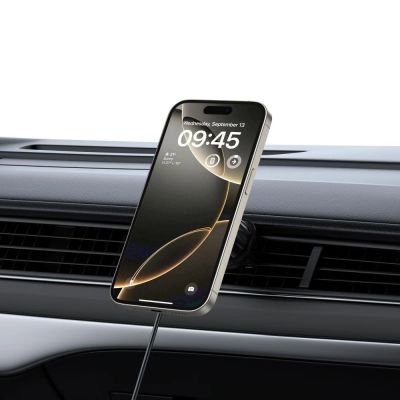 10. Tech-Protect mm15W-V5 Magnetic MagSafe Car Mount for Air Vent/CD Slot - Black