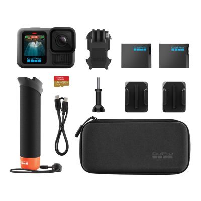 2. GoPro Hero 13 Black Action Camera Accessory Bundle