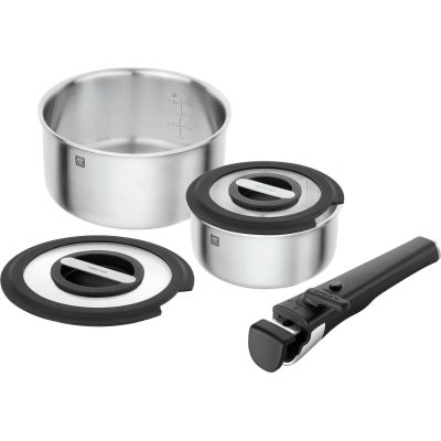 ZWILLING UNLOCK Set of 2 pots with lids + handle