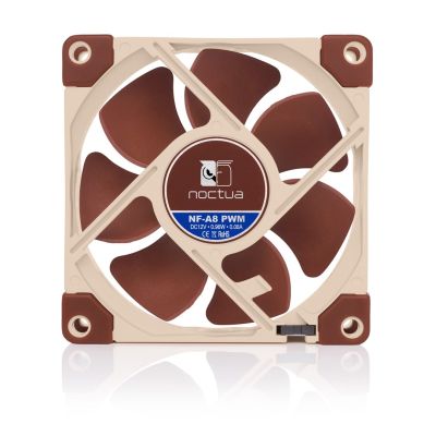4. NOCTUA NF-A8 PWM Fan 80mm 450-2200 RPM