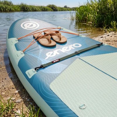 27. SET - 150KG INFLATABLE SUP BOARD ENERO 320x81x15CM