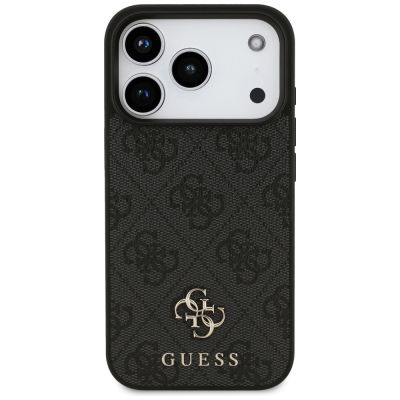 3. Guess 4G Small Classic Logo MagSafe case for iPhone 17 Pro - black