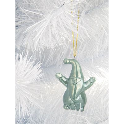 6. CERAMIC SANTA CLAUS CHRISTMAS BALL 7.8 CM 1 pc