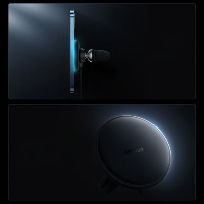 12. MagSafe 15W USB C 25W Baseus CW01 inductive car charger - black