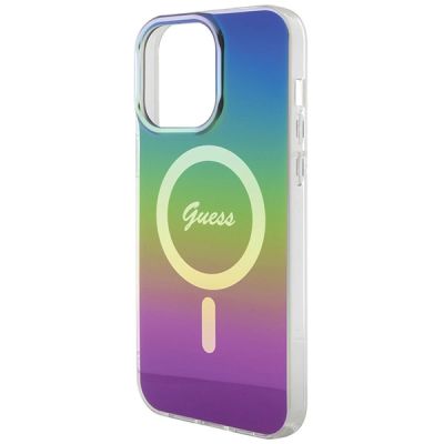 6. Guess IML Iridescent MagSafe case for iPhone 15 Pro Max 6.7" - multicolor