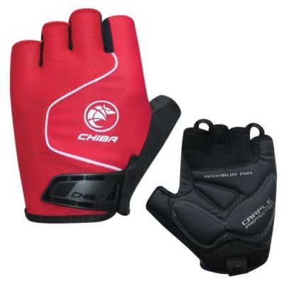 CHIBA COOL AIR gloves, red, L