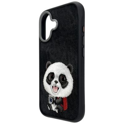 6. Nimmy Big Eyed Pet 2.0 Panda case for iPhone 17 - black