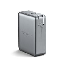 Satechi 4-Port GaN Travel Charger - 145W travel charger with 4 socket adapters - US, UK, EU, AS (4x USB-C)