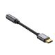 3. Baseus L54 adapter for USB-C headphones / mini jack 3.5mm DAC 24 bit 48 KHz - gray