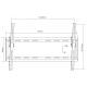 4. Maclean MC-605 TV wall mount (wall-mounted, tiltable - 70"; max. 35kg)