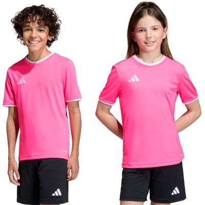 adidas Entrada 26 Jersey kids' t-shirt pink KE9846