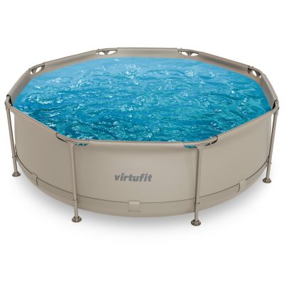 2. VIRTUFIT ROUND POOL 244 CM WITH FILTER PUMP BEIGE