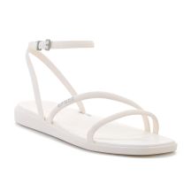 CROCS MIAMI ANKLE STRAP SANDAL IN CHALK 212256-0WV