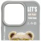 6. Nimmy Cool&Cute 2.0 Bear Case for iPhone 15 Pro Max - Gray