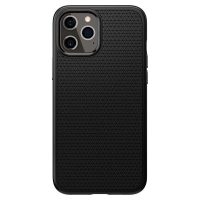 2. Spigen Liquid Air Case for iPhone 12 / iPhone 12 Pro - Matte Black