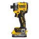 2. 18V DCF860E2T-QW DEWALT Battery Impact Driver