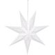 8. PAPER DECORATION STAR 50CM 7 ARMS WHITE
