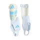 adidas Messi Match Kids' Soccer Shin Guards White and Blue KX4137