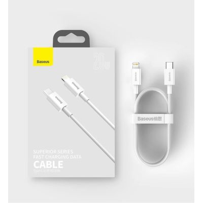 13. Baseus Superior Series USB-C / Lightning PD 20W 1 m cable - black