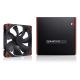 6. Noctua NF-A14 Computer Case Fan 14 cm Black, Brown 1 pc.