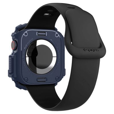 3. Spigen Rugged Armor Case for Apple Watch 10 46mm - Navy Blue