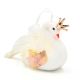 9. SWAN DECORATIVE HANGING BAUBLE 17CM PEARL WINGS