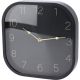 7. SQUARE WALL CLOCK 30x30CM BLACK EXCELLENT HOUSEWARE
