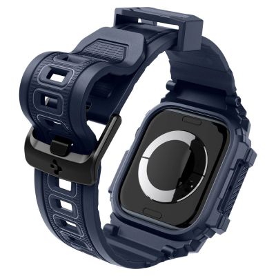 10. Spigen Rugged Armor "Pro" Apple Watch Strap 46mm - Blue