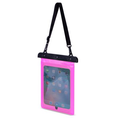 2. Waterproof PVC tablet case - pink