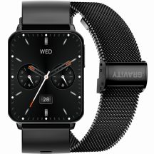 Smartwatch Gravity Black 2 Straps GT17-7
