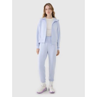 3. Women's sweatpants joggers with modal 4F 4FWSS25TTROF1010-34S